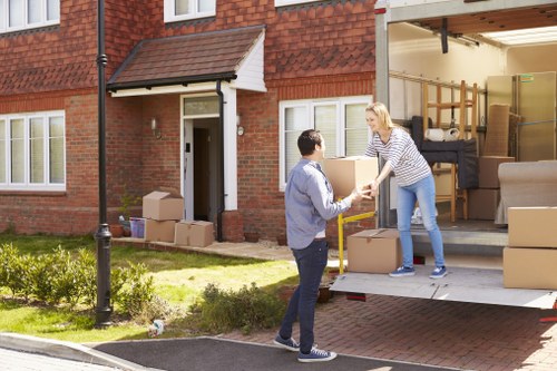 Professional team handling furniture pick-up in Barnet