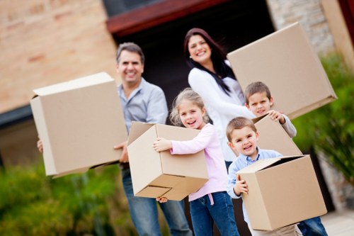 Careful packing of office materials by Storage Barnet relocation specialists